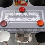 Beauty Home Τραπεζομάντηλο Sunday Art 8326  Εμπριμέ 140x140, 140x180