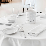 Beauty Home Τραπεζομάντηλο επαγγελματικό Compact Art Ε8495 150x180 Λευκό 150x180