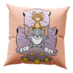 Beauty Home Μαξιλάρι με γέμιση Art 6194 Tom and Jerry 40x40 Εμπριμέ
