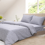 Beauty Home Σετ σεντόνια υπέρδιπλα με λάστιχο Brandy Art 12075 170x200+30 Εμπριμέ