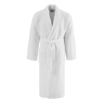 Beauty Home Μπουρνούζι Assist βελουτέ με γιακά Art Ε3054 55%Cot-45%Pol 300gsm Λευκό XL, L