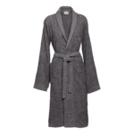 Beauty Home Μπουρνούζι με γιακά Art 3401 Ανθρακί XL, 2XL, L, M
