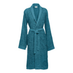 Beauty Home Μπουρνούζι με γιακά Art 3403 Πετρόλ XL, 2XL, L, M