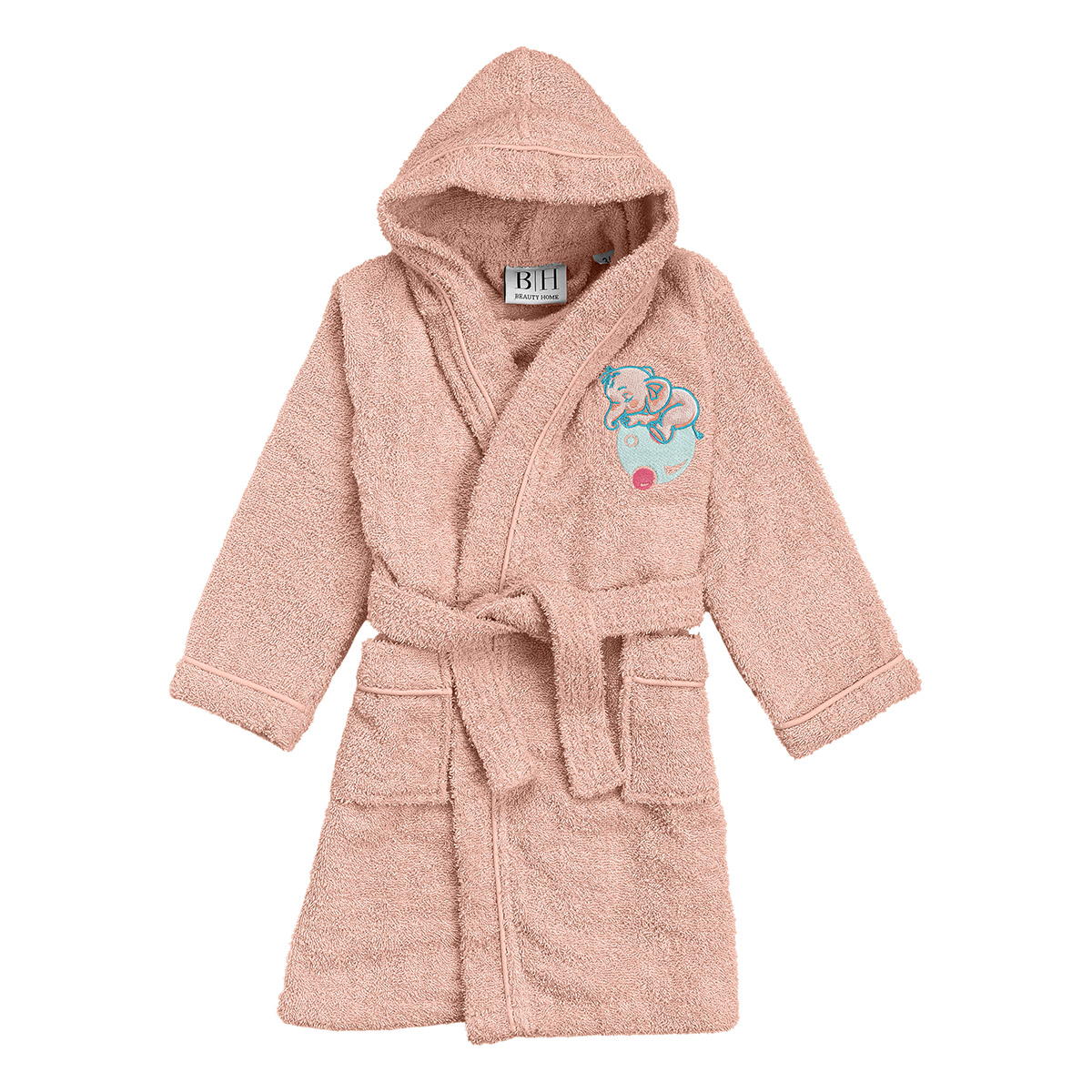 Beauty Home Μπουρνούζι βρεφικό-παιδικό Art 5421 3-4 ετών Ροζ
