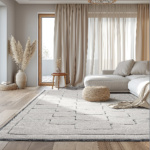 Beauty Home Πατάκι Cozy Art 9636 67x140 Εκρού 67x140