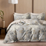 Beauty Home Σετ κουβερλί υπέρδιπλο Art 12615 Olivier 220x240 Γκρι 220x240