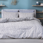 Beauty Home Σετ σεντόνια φανελένια υπέρδιπλα με λάστιχο Malbec Art 12630 170x200+32 Μπεζ 170x200+32