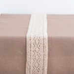 Beauty Home ΡΑΝΝΕΡ ΥΦΑΣΜΑ ΚΑΙ ΔΑΝΤΕΛΑ 45CM