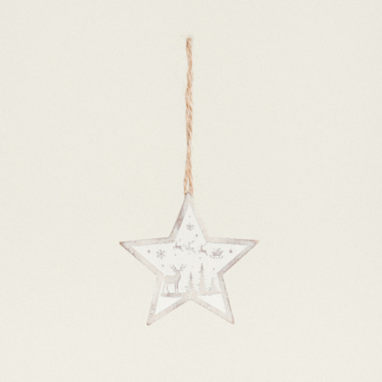 Beauty Home ΞΥΛΙΝH ΦΙΓΟΥΡA ΑΣΤΕΡΙ ΜΕ ΕΛΑΤΑ