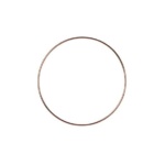 Beauty Home ΜΕΤΑΛΛΙΚΟΣ ΚΥΚΛΟΣ ΡΟΖ ΧΡΥΣΟ 20 CM