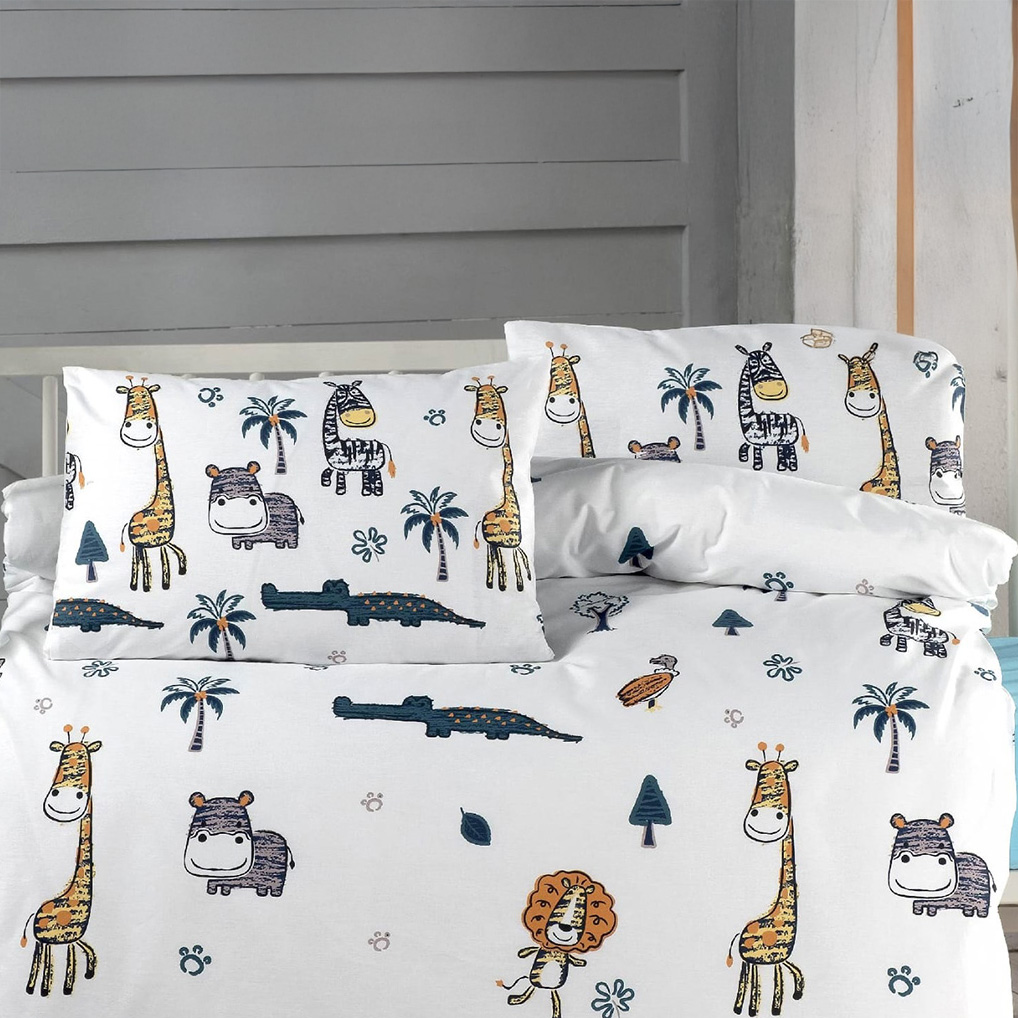 Beauty Home Ζεύγος μαξιλαροθήκες βρεφικές Art 5615 35x45 Τυρκουαζ