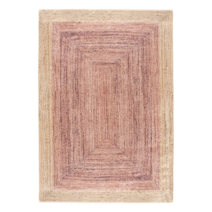 Beauty Home Χαλί Tropic Art 9139 160x230 Μπεζ,Ροζ 160x230