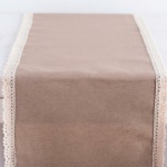 Beauty Home ΡΑΝΝΕΡ ΥΦΑΣΜΑΤΙΝΟ ΜΕ ΔΑΝΤΕΛΑ 30 cm x 1.5m
