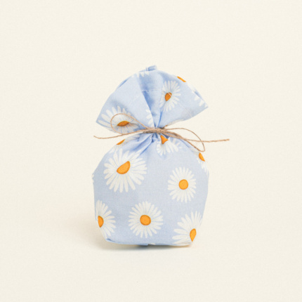 Beauty Home ΠΟΥΓΚΙ ΜΕ ΒΑΣΗ 8 x 12 cm ΠΟΠΛΙΝΑ ΜΑΡΓΑΡΙΤΕΣ ΓΑΛΑΖΙΟ ΦΟΝΤΟ