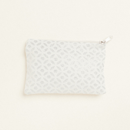 Beauty Home ΠΟΡΤΟΦΟΛΑΚΙ 9 x 16 cm ΖΑΚΑΡ ΕΚΡΟΥ-ΑΣΗΜΙ