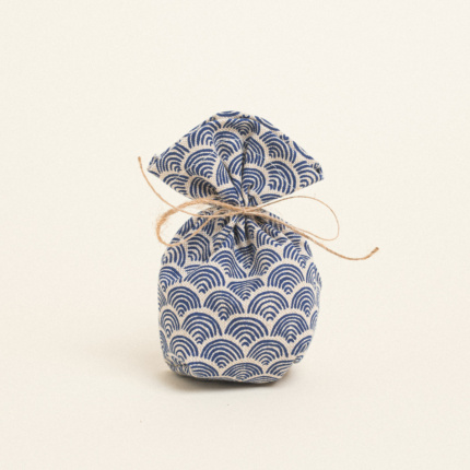 Beauty Home ΠΟΥΓΚΙ ΜΕ ΒΑΣΗ 8 x 12 cm ΜΙΝΙ ΜΠΛΕ ΚΥΜΑΤΑ