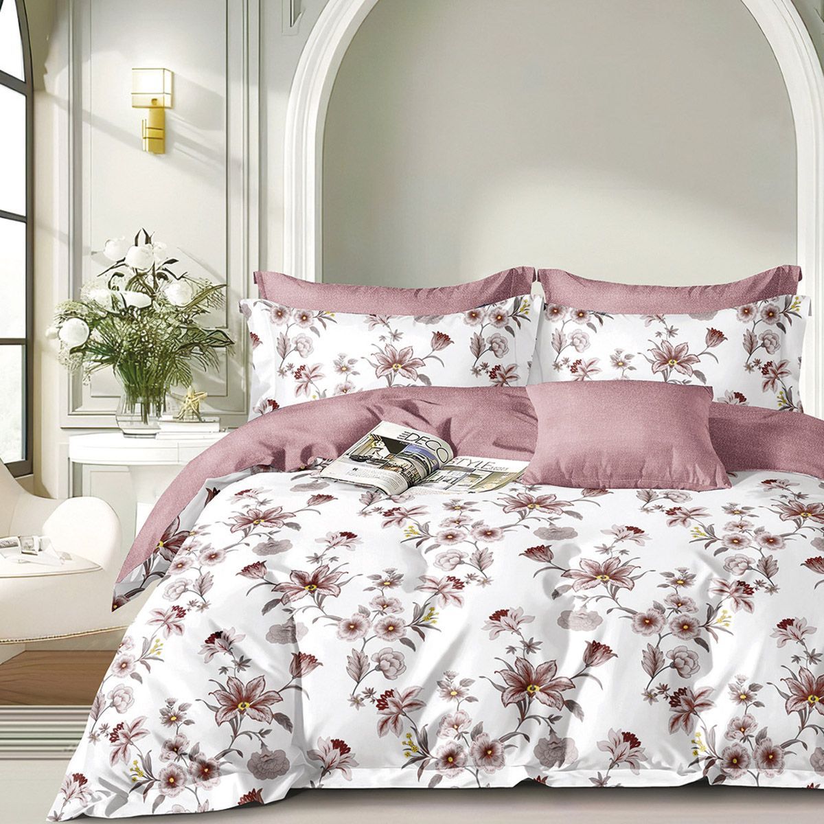 Beauty Home Σετ πάπλωμα υπέρδιπλο Art 12270 Angelina 220x240 Αμέθυστος