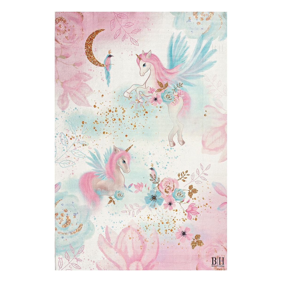 Beauty Home Χαλί παιδικό Fun Art 9588 135x180 Ροζ