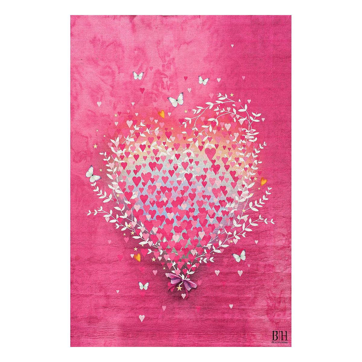 Beauty Home Χαλί παιδικό Fun Art 9589 135x180 Φουξ